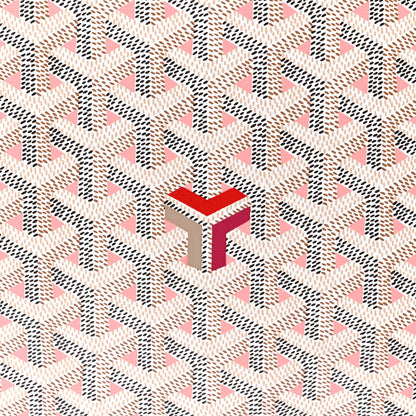 Goyard Goyardine Saint Louis Claire Voie GM White Pink 12 of 12