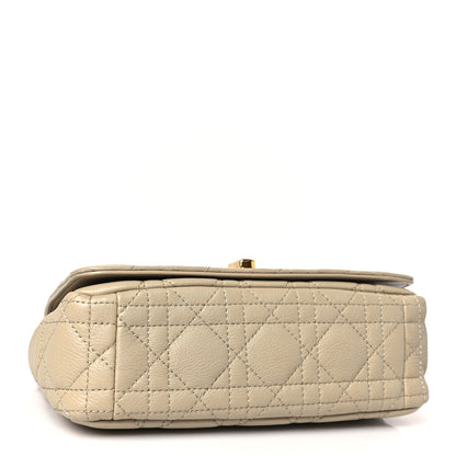 Christian Dior Calfskin Cannage Small Caro Bag Beige 4 of 9