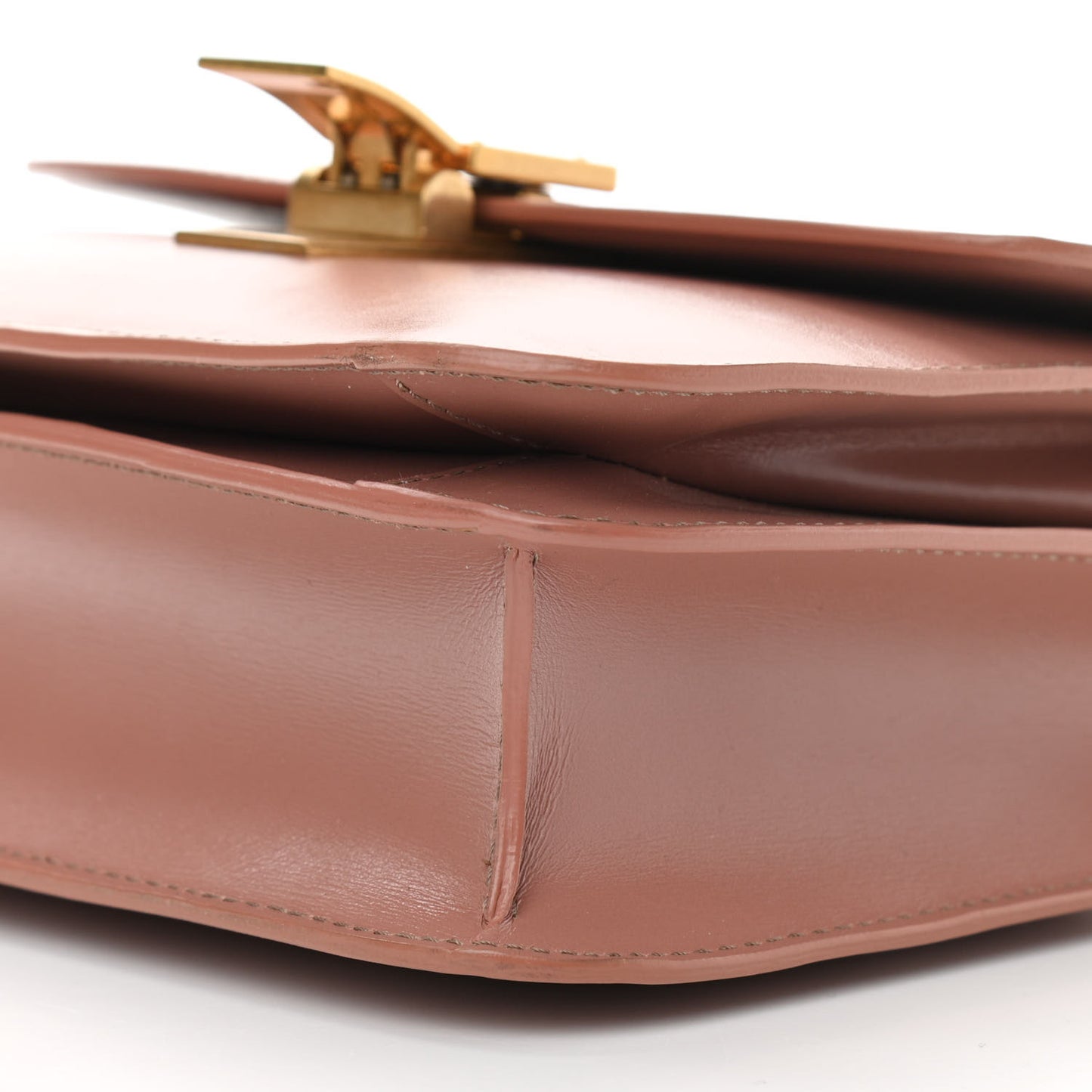 Box Calfskin Teen Classic Box Flap Bag Antique Rose