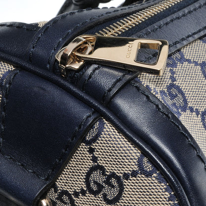 Gucci GG Monogram Saks Fifth Avenue Exclusive Medium Vintage Web Medium Joy Boston Navy 11 of 11