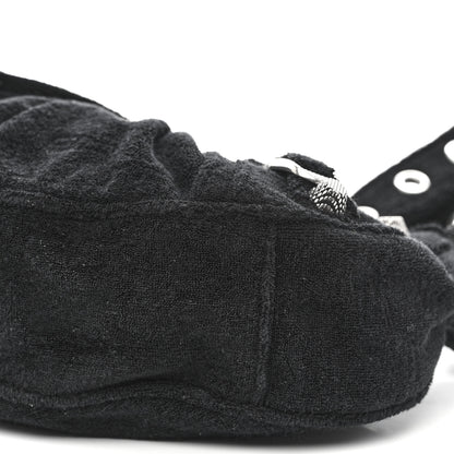 Balenciaga Terry Cloth Le Cagole Shoulder Bag XS Black 10 of 11
