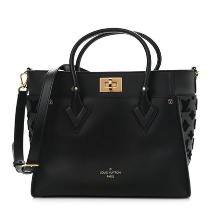 Louis Vuitton Calfskin Monogram Tufting On My Side Black 1 of 11