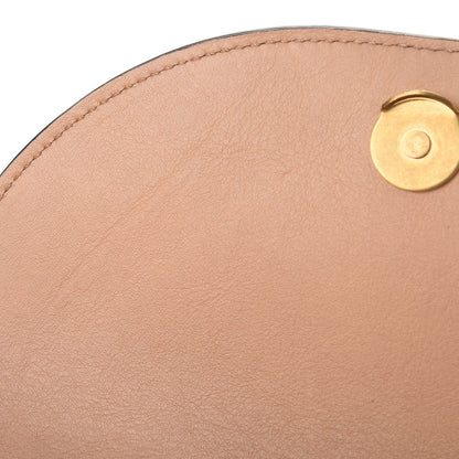 Chloe Suede Calfskin Constellation Studded Small Nile Bracelet Minaudiere Bag Blush Nude 9 of 10