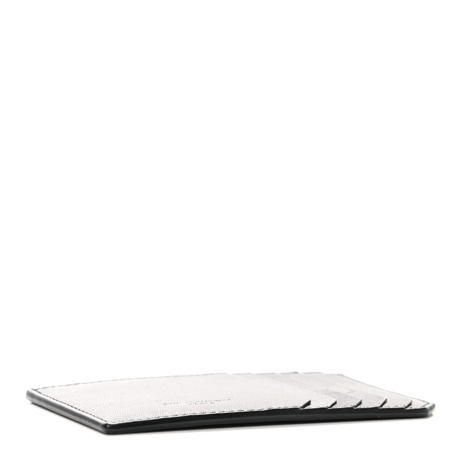 Saint Laurent Calfskin 5 Fragments Card Holder Black 4 of 7