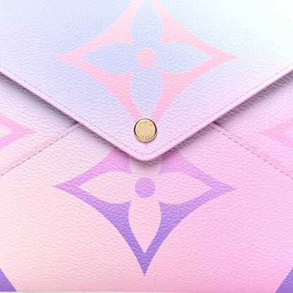 Louis Vuitton Monogram Giant Spring In The City Kirigami Pochette Set Sunrise Pastel Midnight Fuchsia Sunset Kaki 10 of 11