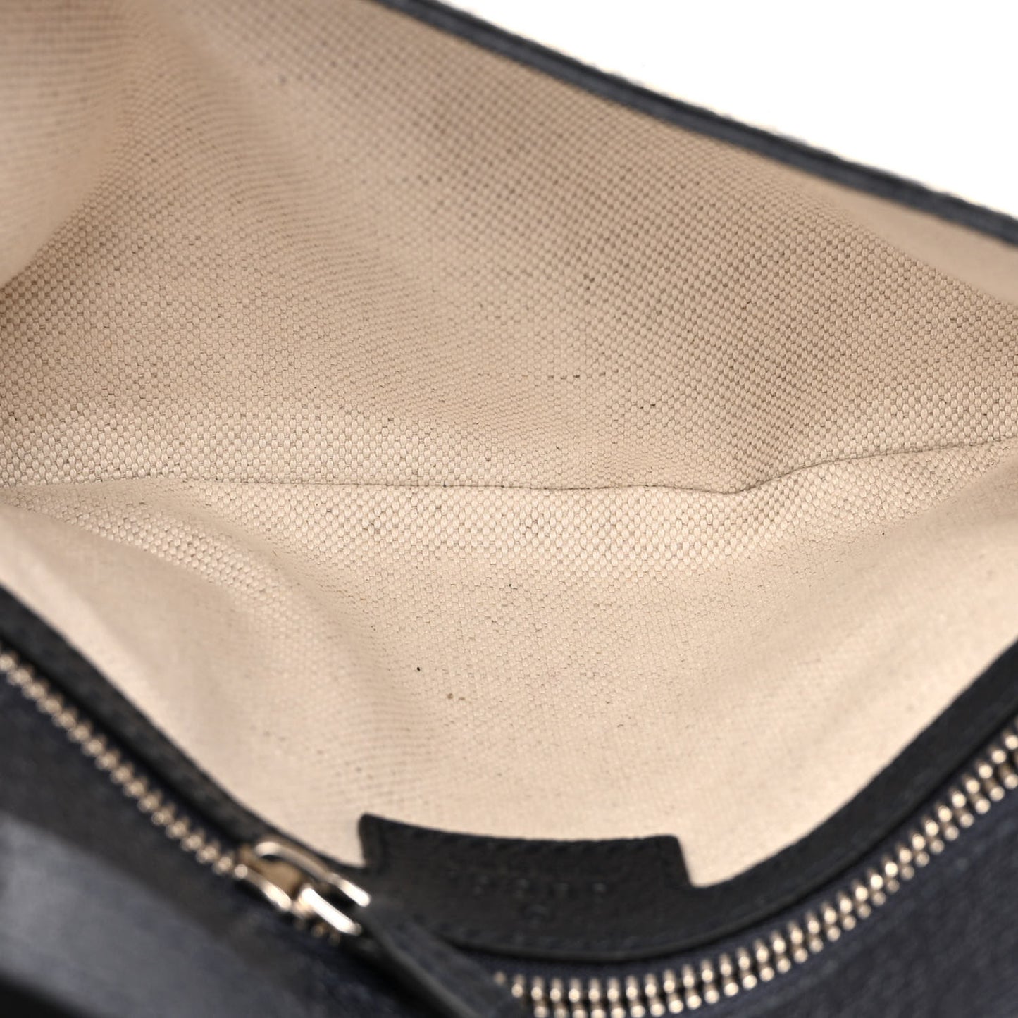 GG Supreme Monogram Textured Dollar Calfskin Blondie Chain Shoulder Flap Bag Beige Blue