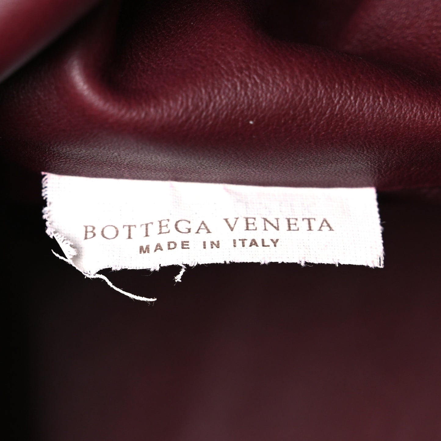 Smooth Butter Calf The Pouch Oversized Clutch Bordeaux