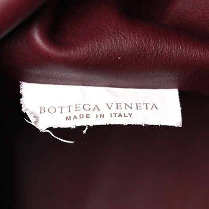 Bottega Veneta Smooth Butter Calf The Pouch Oversized Clutch Bordeaux 7 of 12
