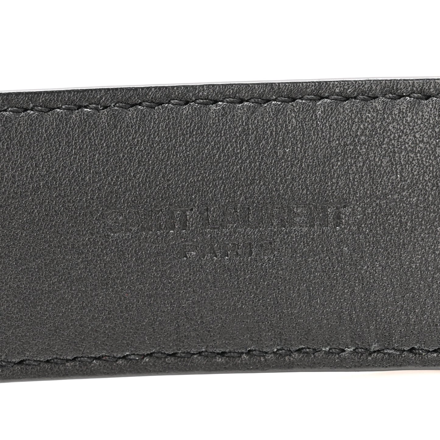 Smooth Calfskin Monogram Cassandre Square Buckle Belt 95 38 Black
