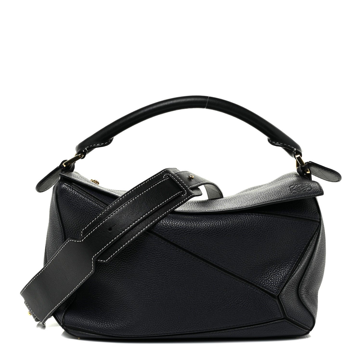 Loewe Calfskin Medium Puzzle Bag Marine 1 of 17