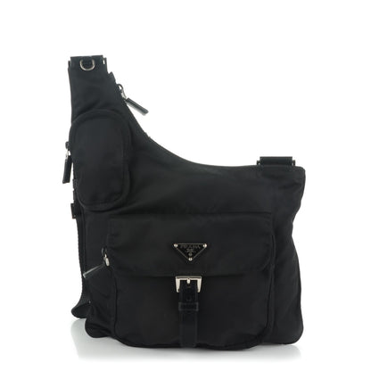 Prada Nylon Vela Sling Messenger Bag Black 1 of 6