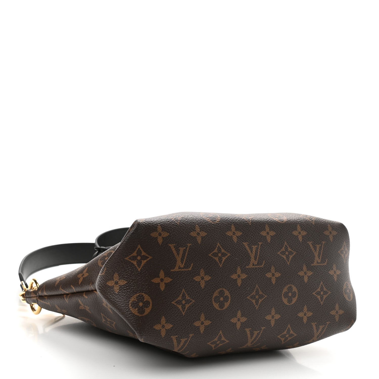 Louis Vuitton Monogram Flower Zipped Tote PM Black 4 of 10