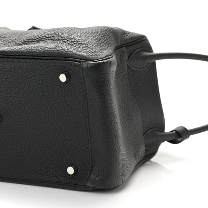 Hermes Taurillon Clemence Lindy 26 Black 10 of 10