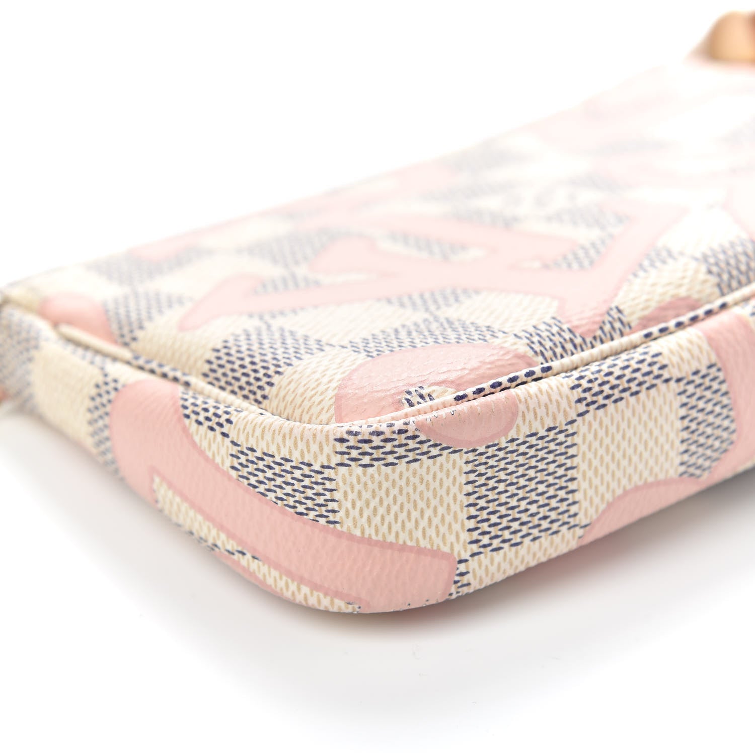 Louis Vuitton Damier Azur Tahitienne Mini Pochette Accessories 7 of 9