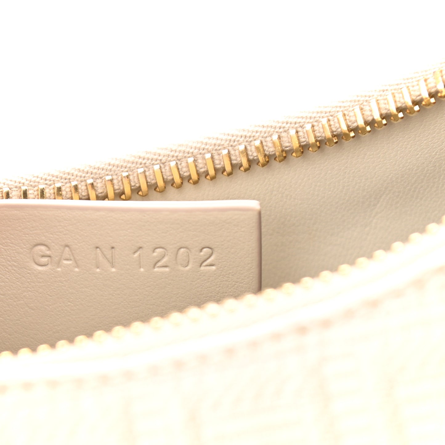 Coated Canvas Logo 4G Embossed Small Moon Cut Out Shoulder Bag Natural Beige