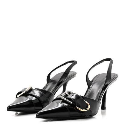 Givenchy Nappa Voyou Slingback 75mm Sandals 36.5 Black 4 of 9