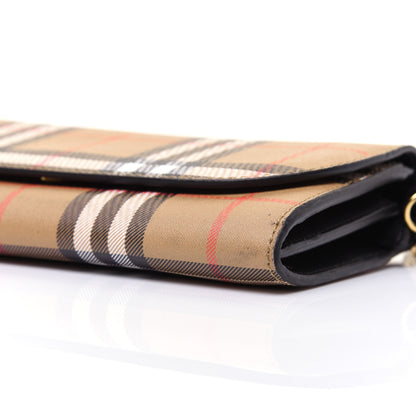 Burberry Vintage Check Henley Wallet On Chain Black 7 of 13