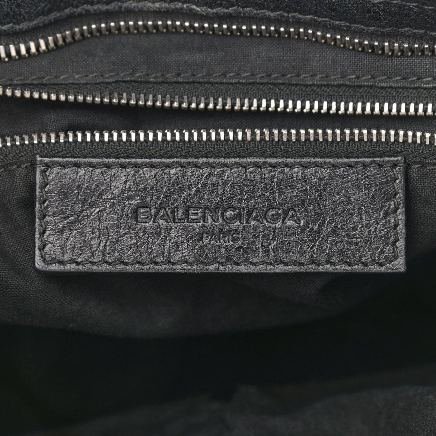 Agneau Classic Silver Hardware S City Black