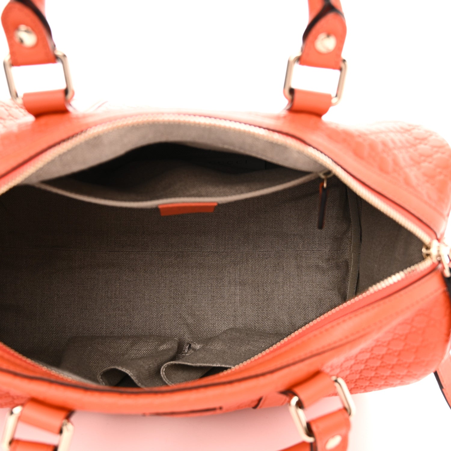 Gucci Microguccissima Medium Joy Boston Sun Orange 5 of 10