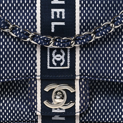 Chanel Mesh Sport Single Flap Navy 8 of 10