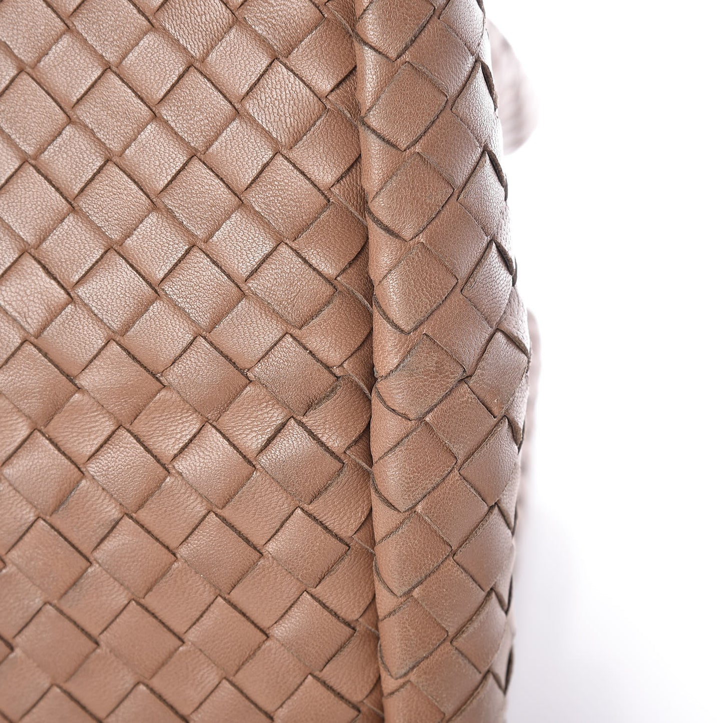 Nappa Intrecciato Milano Tote Toffee