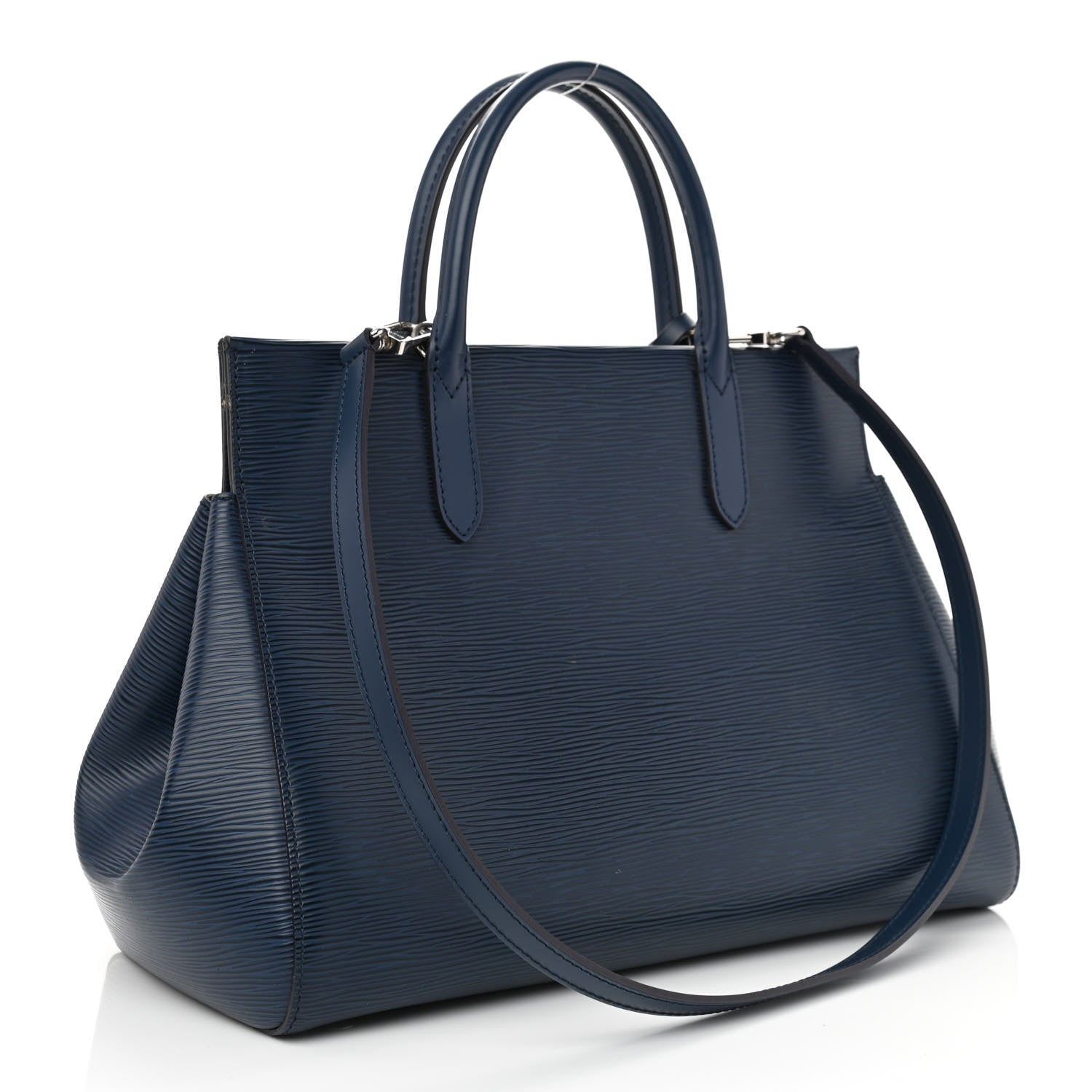 Louis Vuitton Epi Marly MM Indigo 3 of 9