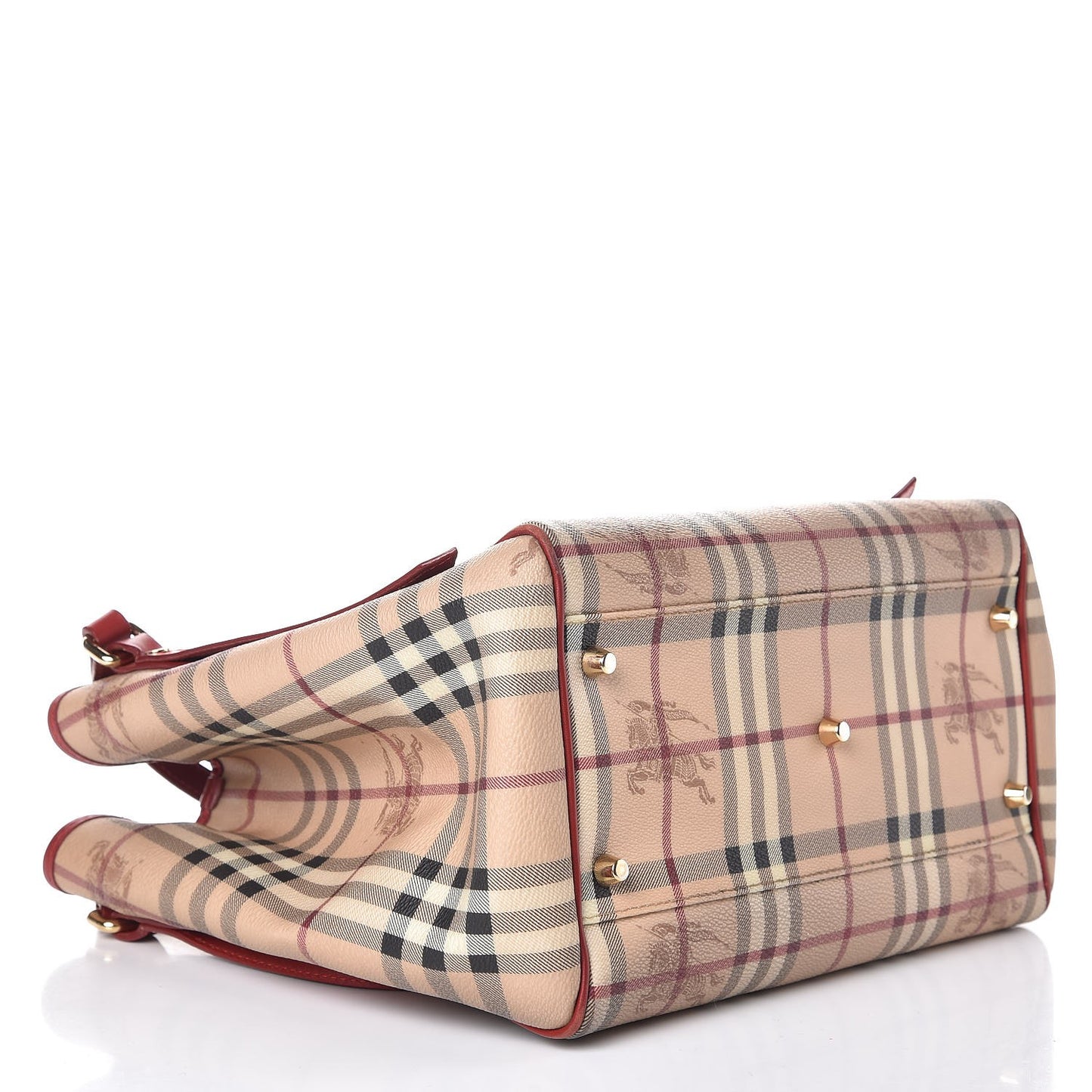 Haymarket Check Small Canterbury Tote Military Red