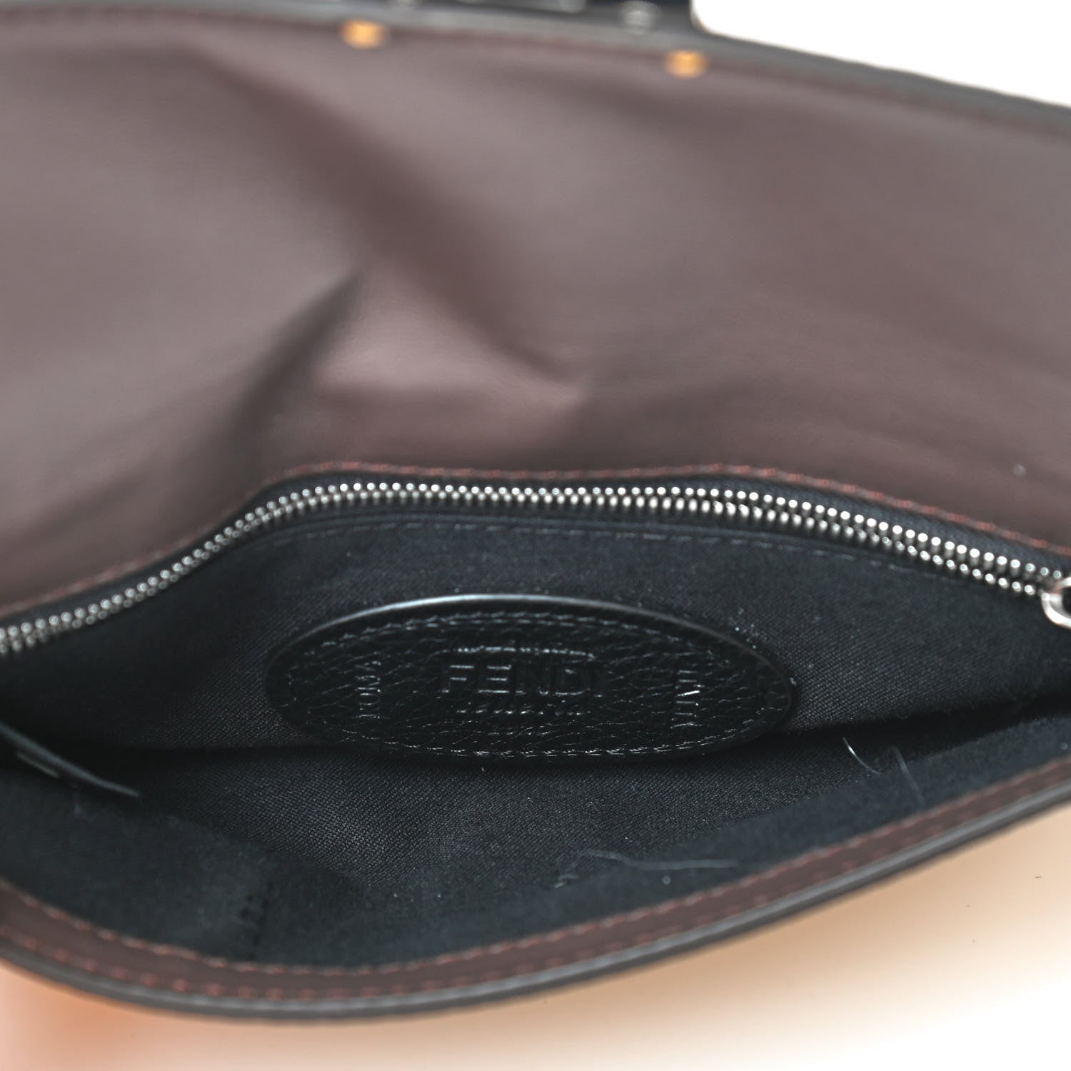 Fendi Cuoio Romano Selleria Baguette Belt Pouch Giallo Fendi 5 of 10