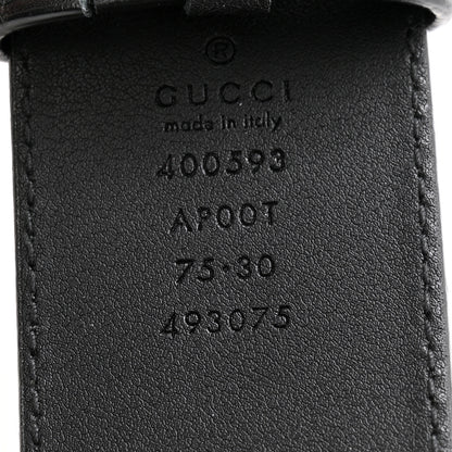 Gucci Calfskin Double G 40mm Belt 75 30 Black 5 of 7