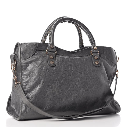 Balenciaga Agneau Giant 12 Rose Gold Hardware City Gris Tarmac 4 of 13