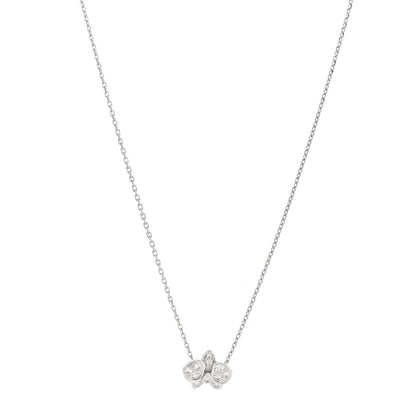 Cartier 18K White Gold Diamond Caresse D'Orchidees Par Cartier Necklace 1 of 4