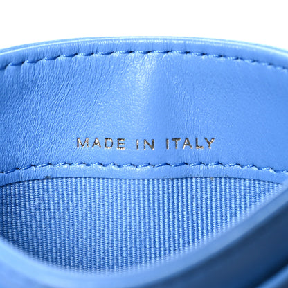 Chanel Lambskin Quilted Chanel 19 Card Holder Blue 7 of 8