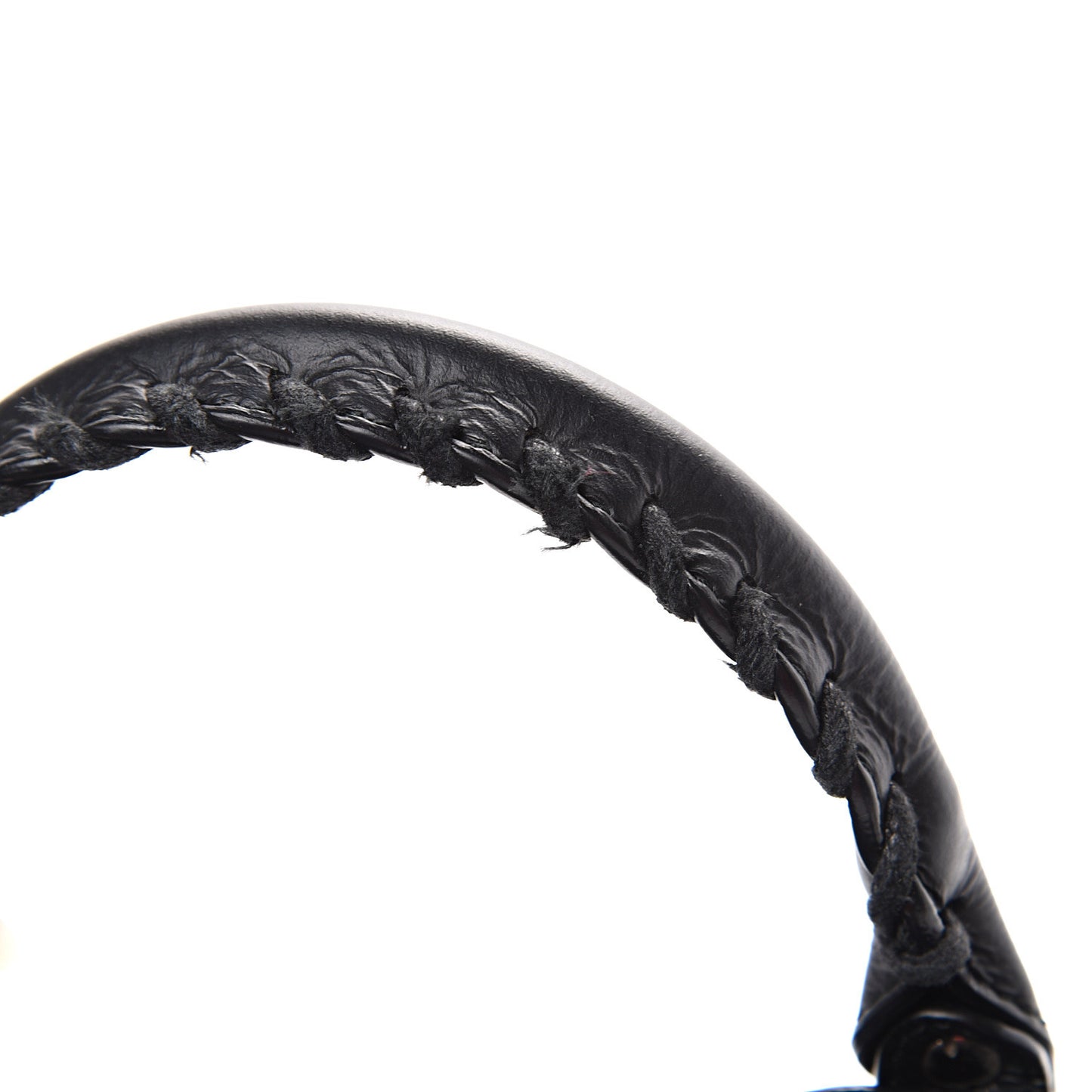 Matte Goatskin Rubber Covered Classic Hardware Mini City Black