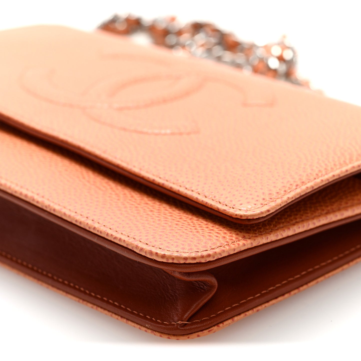 Caviar Timeless CC Wallet On Chain WOC Orange