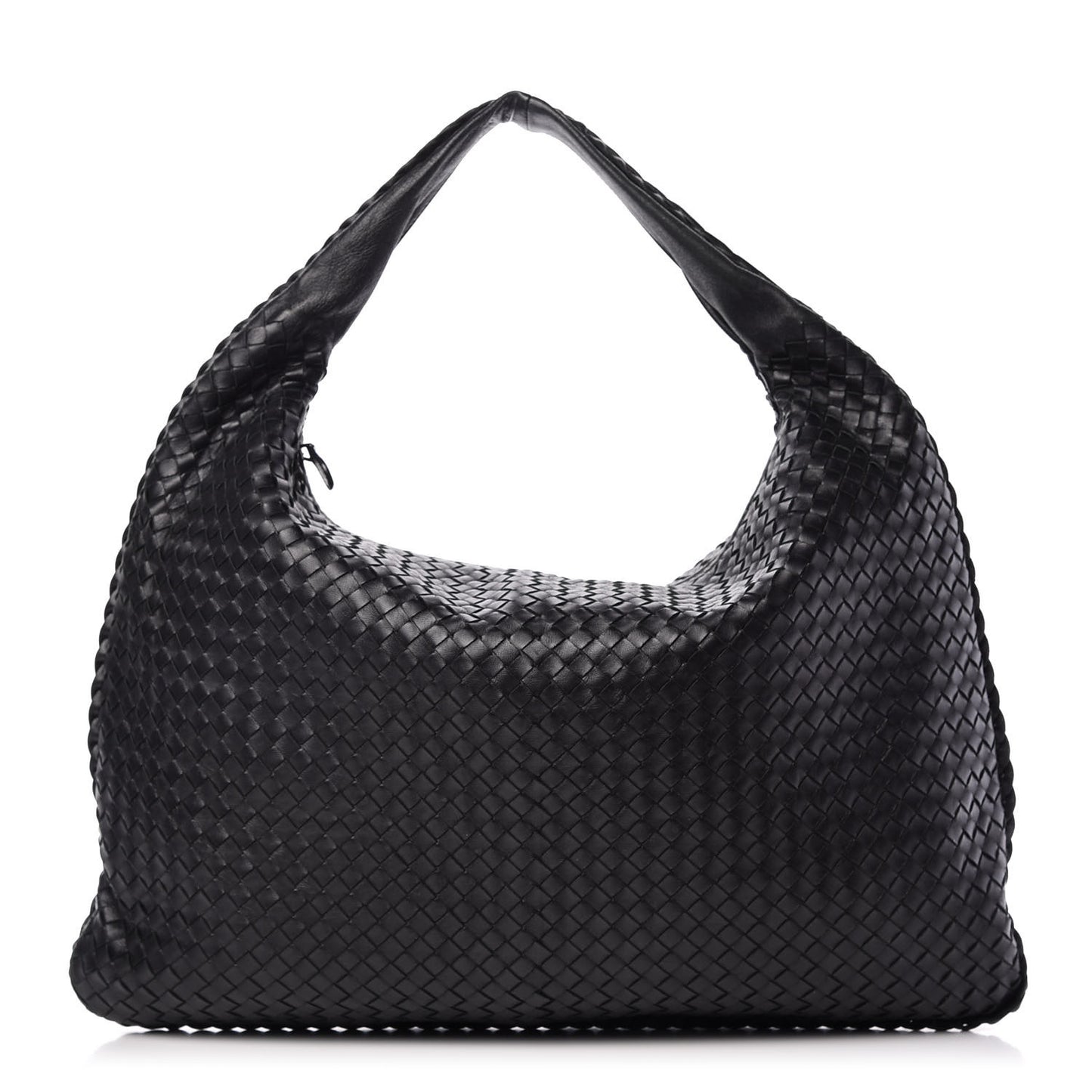 Nappa Intrecciato Maxi Veneta Hobo Black