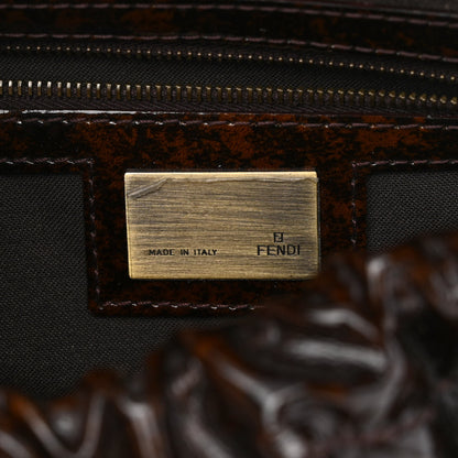 Fendi Patent Large Magic Bag Brown Tobacco 6 of 9