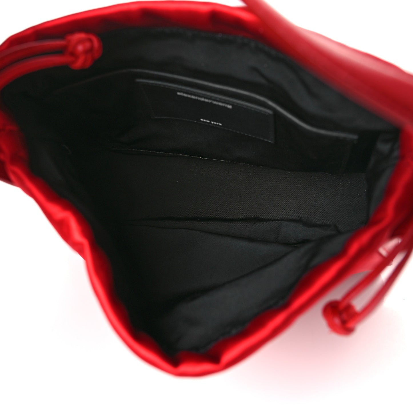 Satin Calfskin Small Ryan Bag Bright Red
