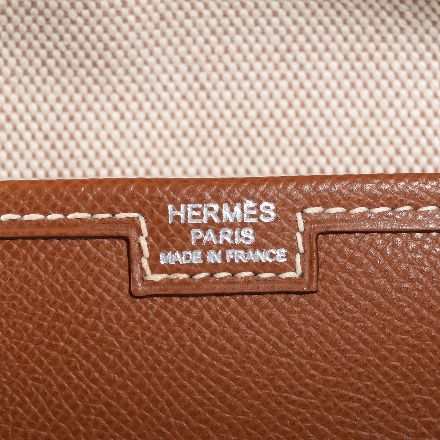 Hermes Epsom Jige PM Clutch Gold 6 of 7