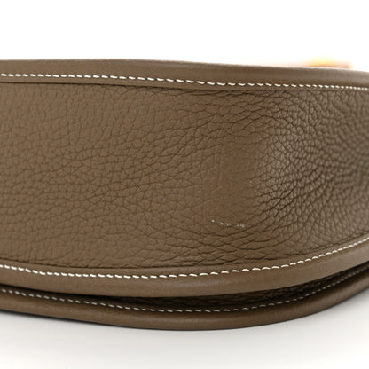 Hermes Taurillon Clemence Evelyne III PM Etoupe 10 of 11