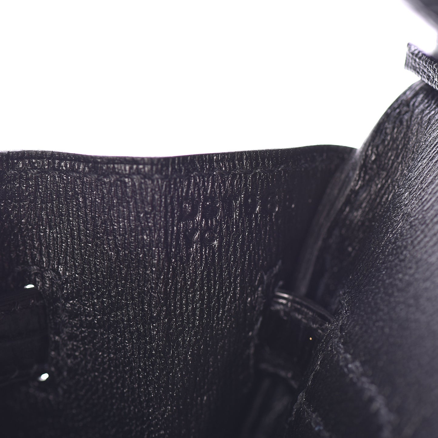 Shiny Porosus Crocodile Birkin 25 Black