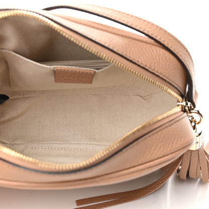 Gucci Pebbled Calfskin Small Soho Disco Bag Camelia 5 of 9