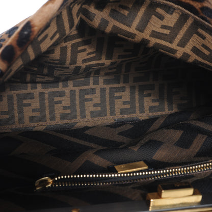 Fendi Calf Hair Leopard Print Large Peekaboo Tote 7 of 7