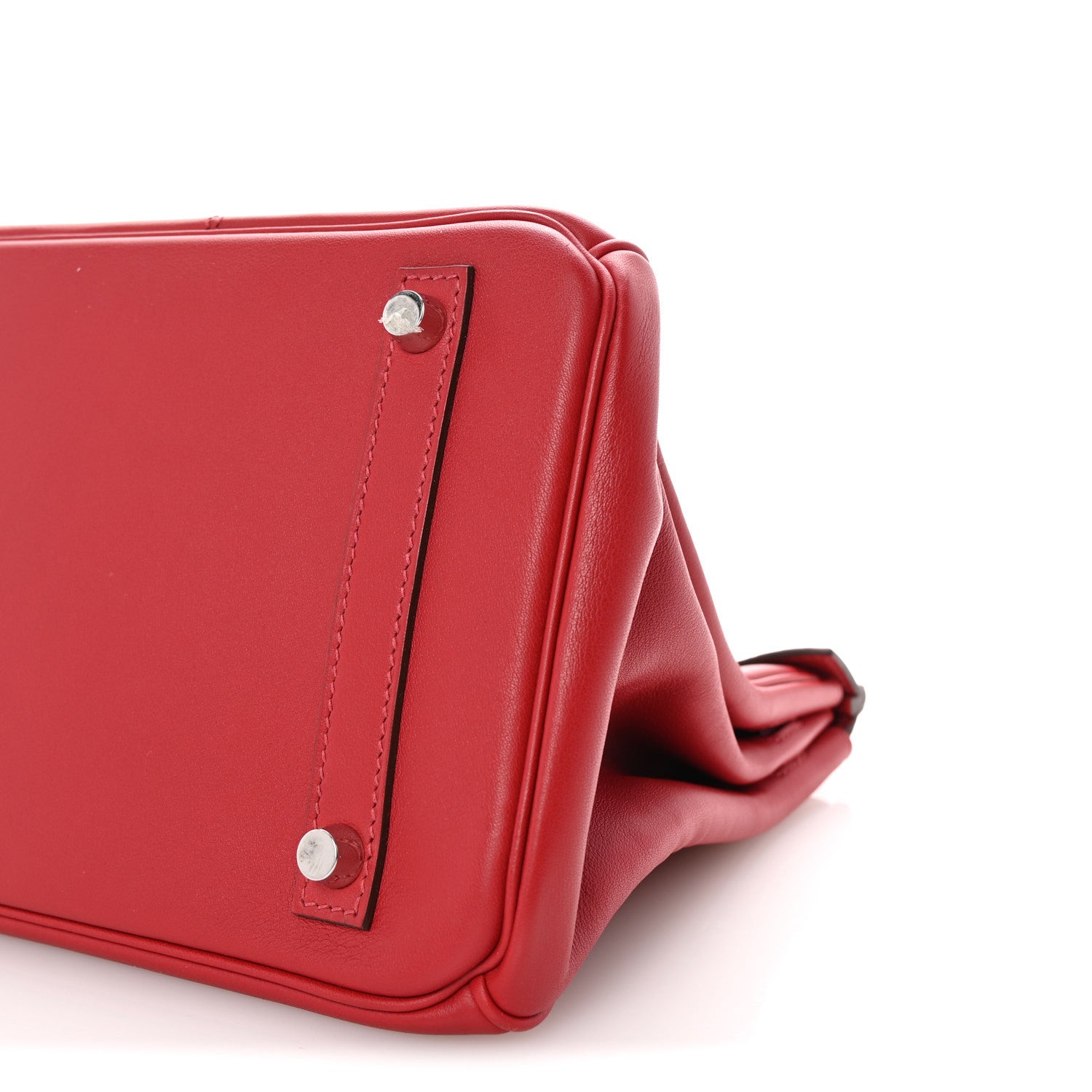 Hermes Swift Epsom Tressage Birkin 30 Rouge Piment Rouge De Coeur Rouge H 10 of 10