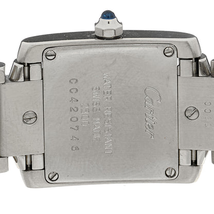 Cartier Stainless Steel 20mm Tank Francaise Quartz Watch 4 of 4
