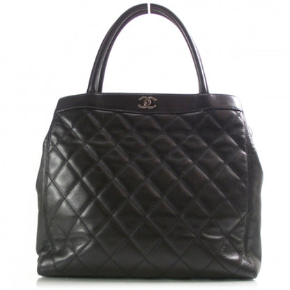 Chanel Lambskin N/S Shopping Tote Black 1 of 11