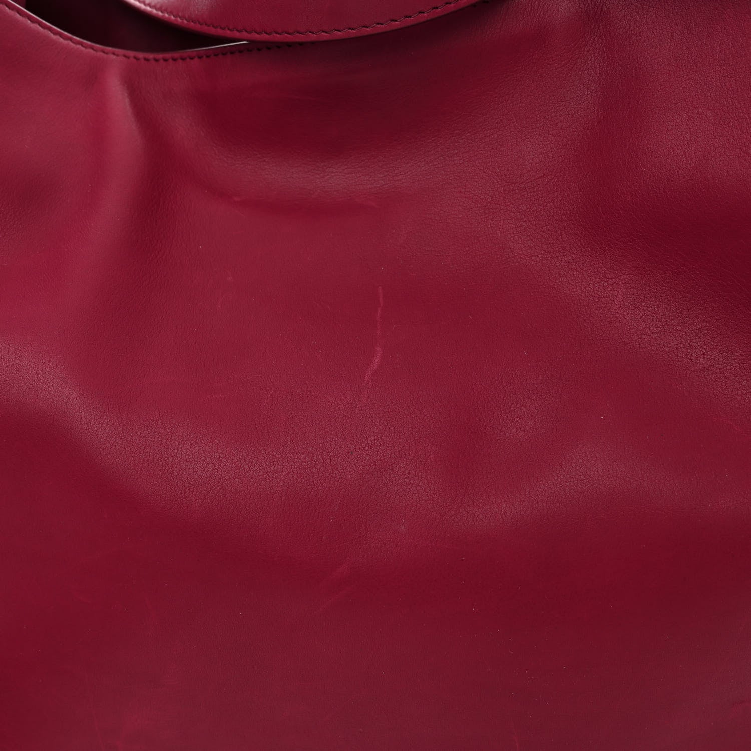 The Row Polished Saddle Calfskin Alexia Bag Amaranto 15 of 16