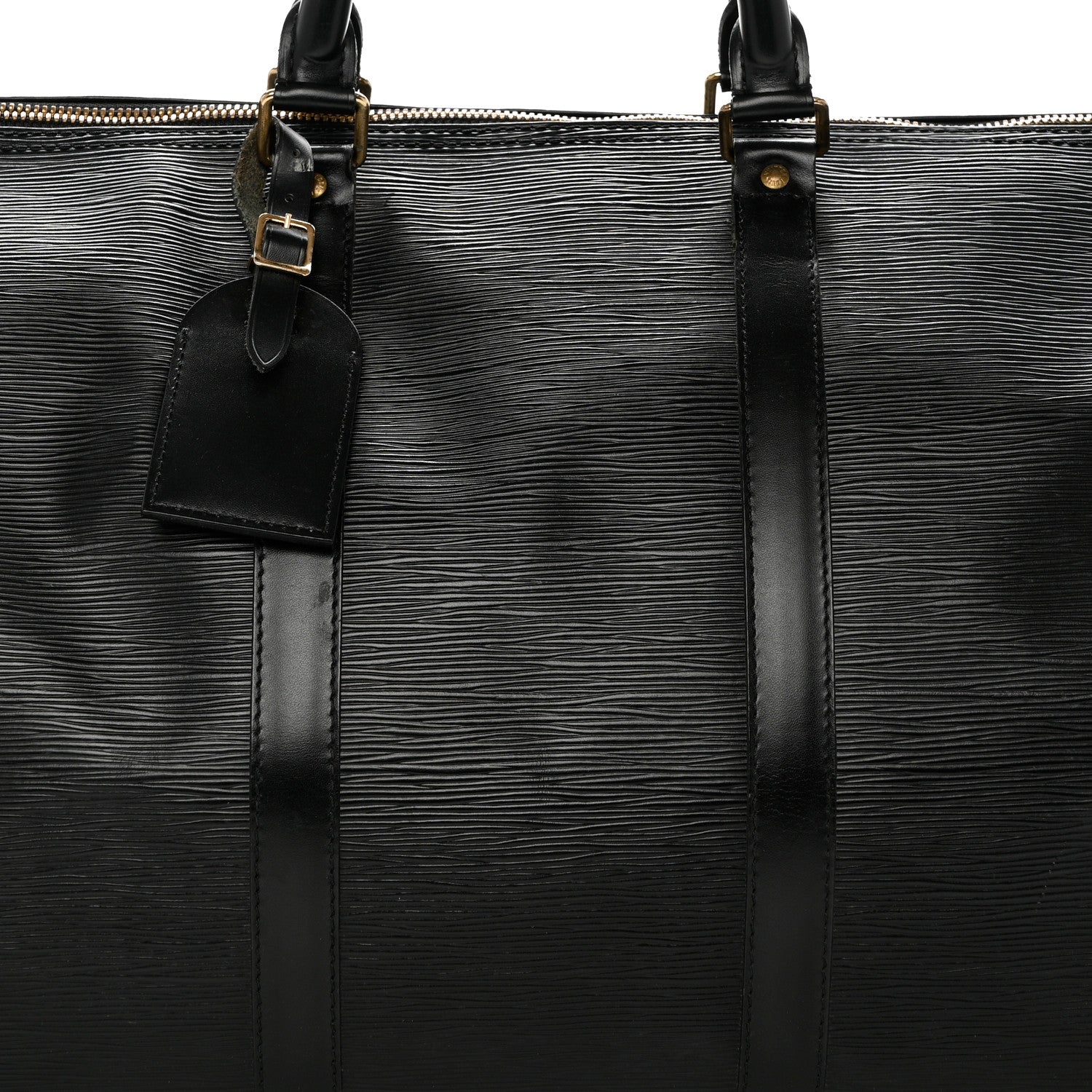 Louis Vuitton Epi Keepall 50 Black 7 of 12