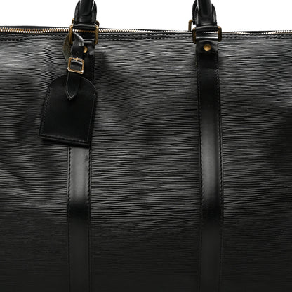 Louis Vuitton Epi Keepall 50 Black 7 of 12