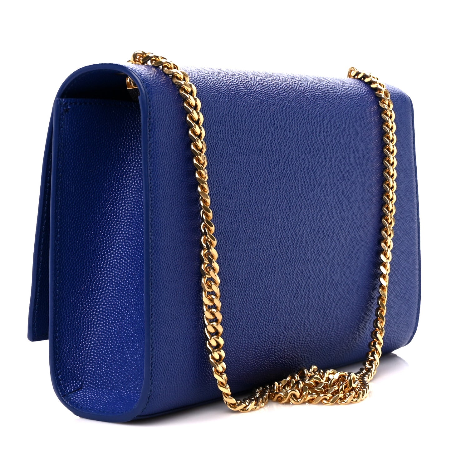 Grain De Poudre Medium Classic Monogram Kate Satchel Ultramarine