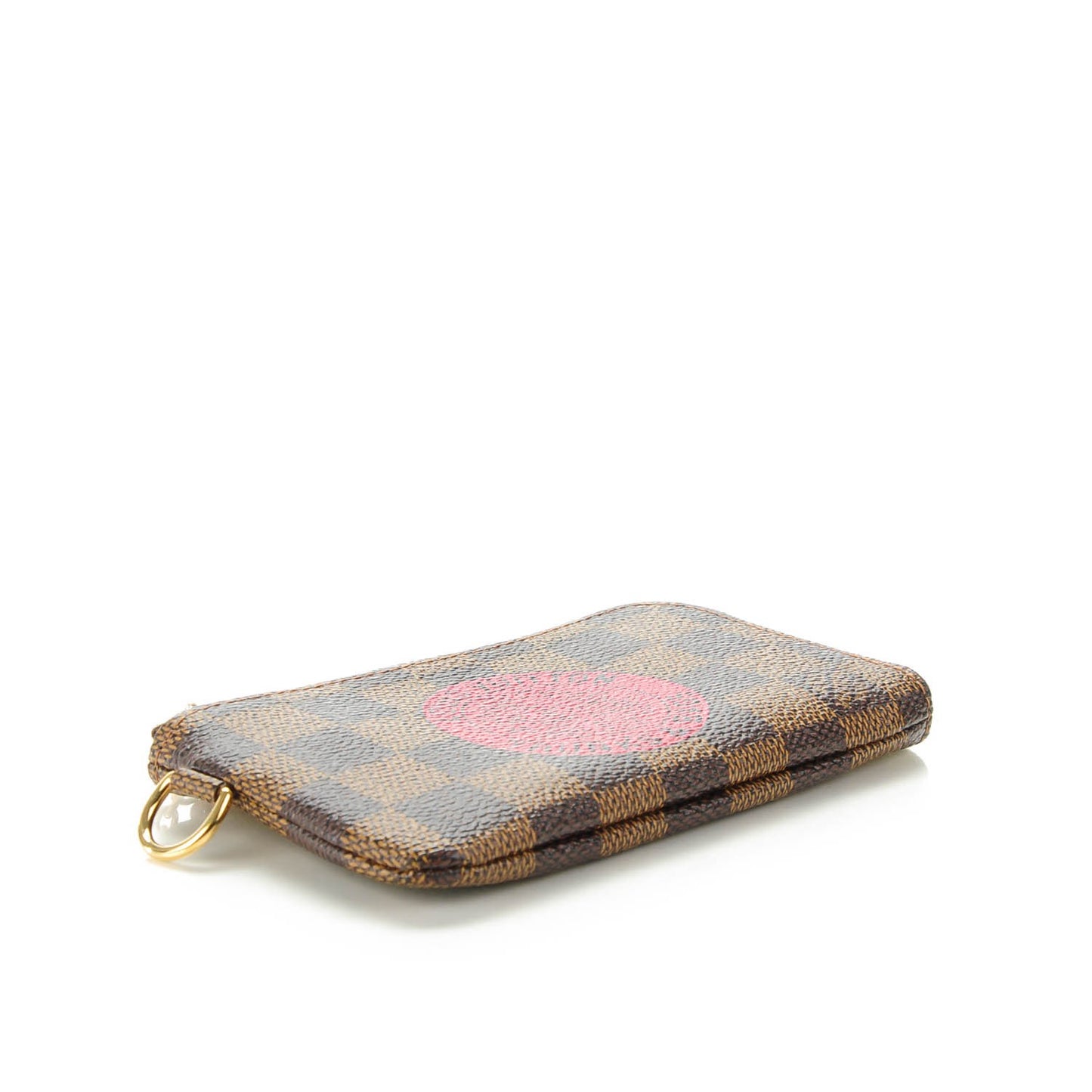 Damier Ebene Complice Trunks and Bags Key Pouch Red